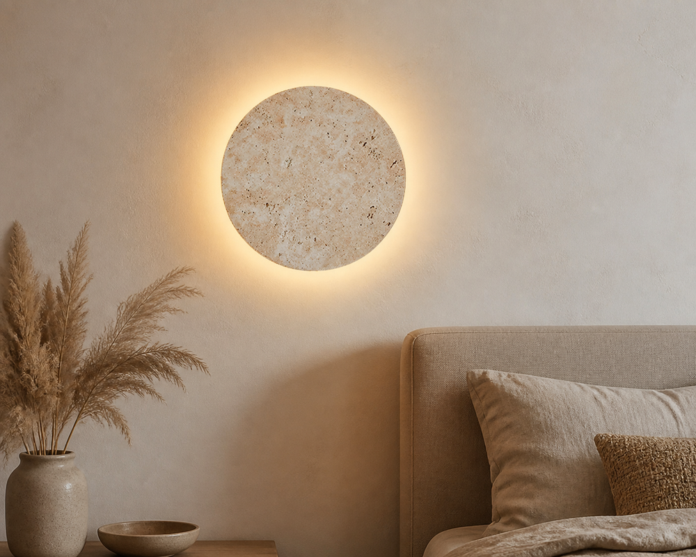 Tsuki Stone Wall Lamp