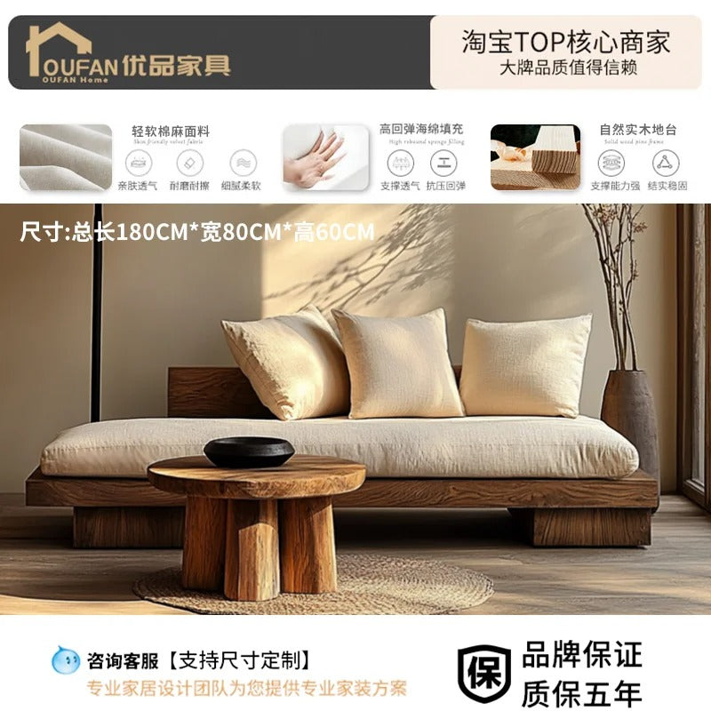Asa Timber Platform Sofa