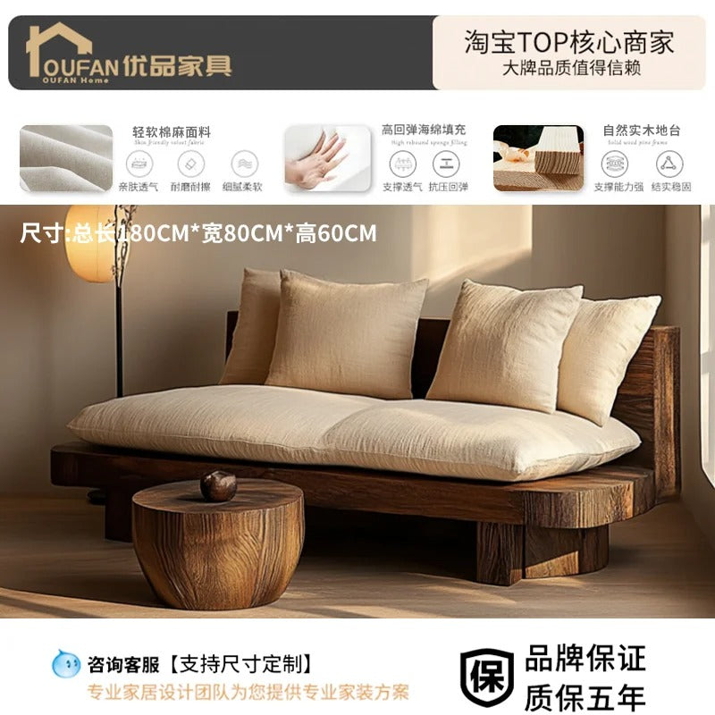 Asa Timber Platform Sofa