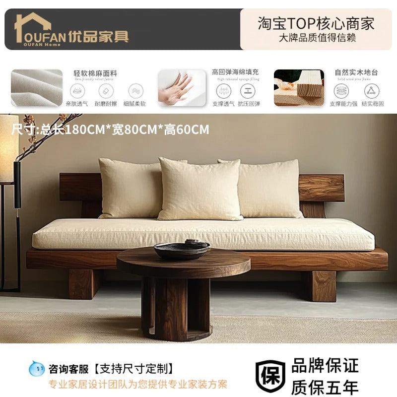 Asa Timber Platform Sofa