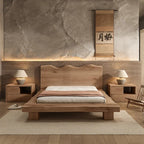Tadao Solid-Wood Bed Frame