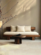 Asa Timber Platform Sofa, straight-on timber-platform sofa