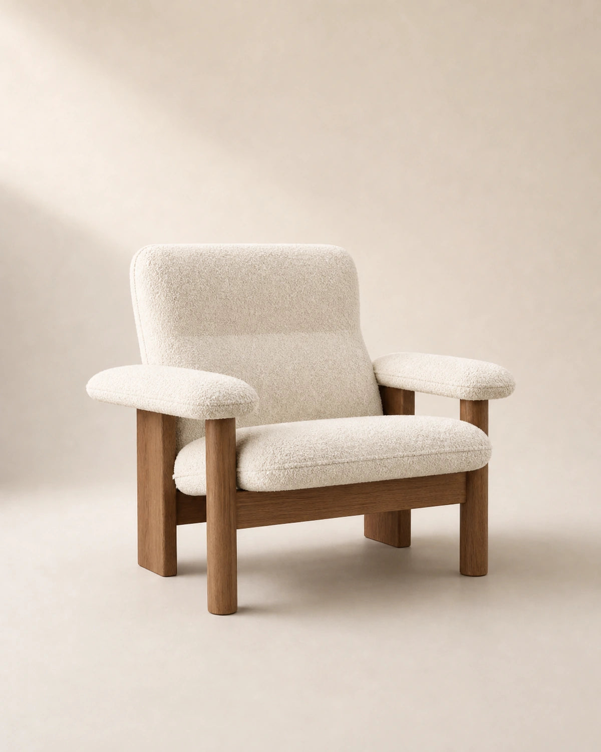 Kei Wood-Frame Lounge Chair, Kadori hero image