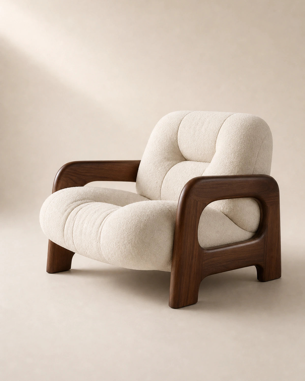 Kumo Wood-Frame Lounge Chair, Kadori hero image