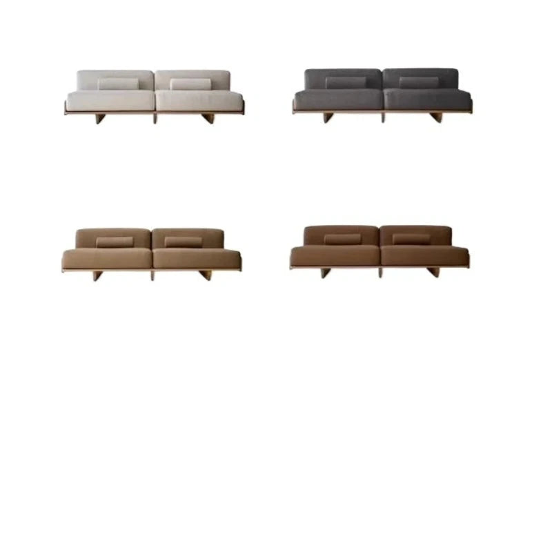 Seki Modular Platform Sofa, cream and dark upholstery options