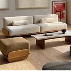 Seki Modular Platform Sofa, seat and lumbar cushion detail