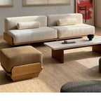 Seki Modular Platform Sofa, timber platform and support detail