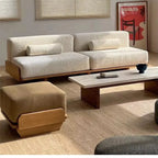 Seki Modular Platform Sofa, open armless sofa end