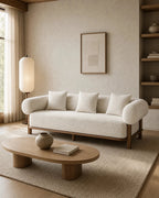 Noma sofa in a calm Japandi living room