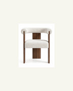 Sora dining chair, straight-on front view