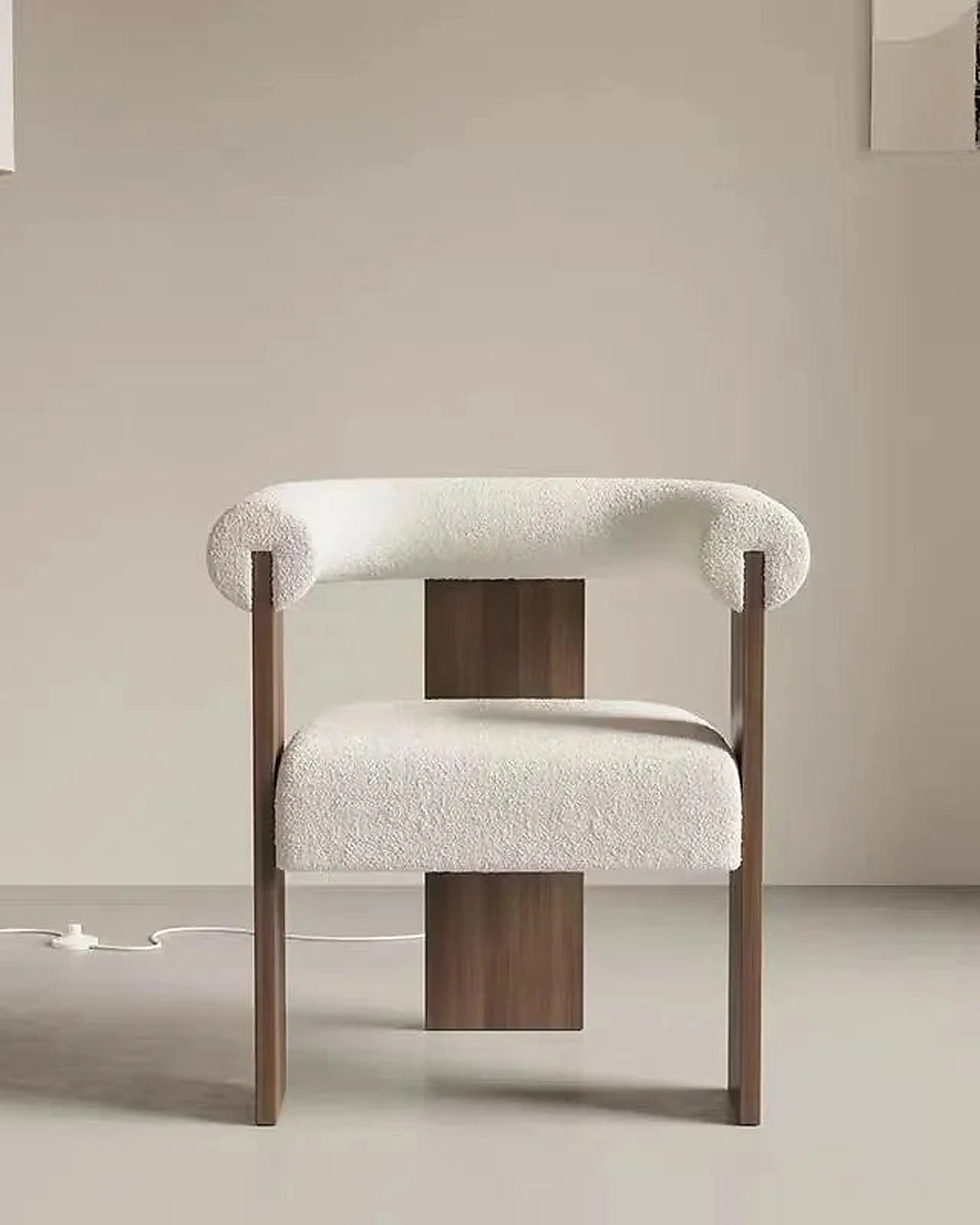 Light Luxury Solid Wood Dining Chair,Retro Home Lambskin Hotel Restaurant,Business Negotiation Chair,Support Color Customization
