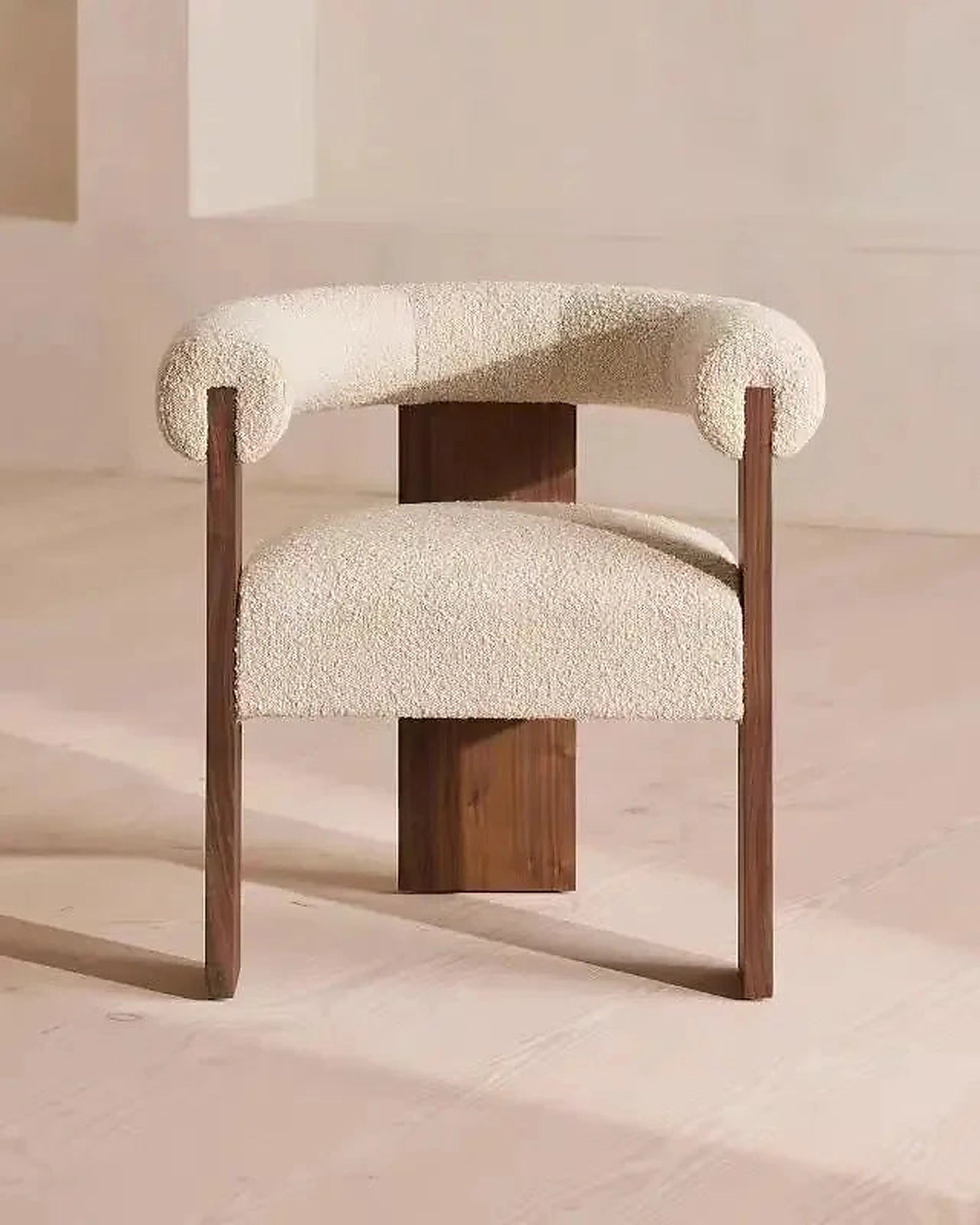 Light Luxury Solid Wood Dining Chair,Retro Home Lambskin Hotel Restaurant,Business Negotiation Chair,Support Color Customization