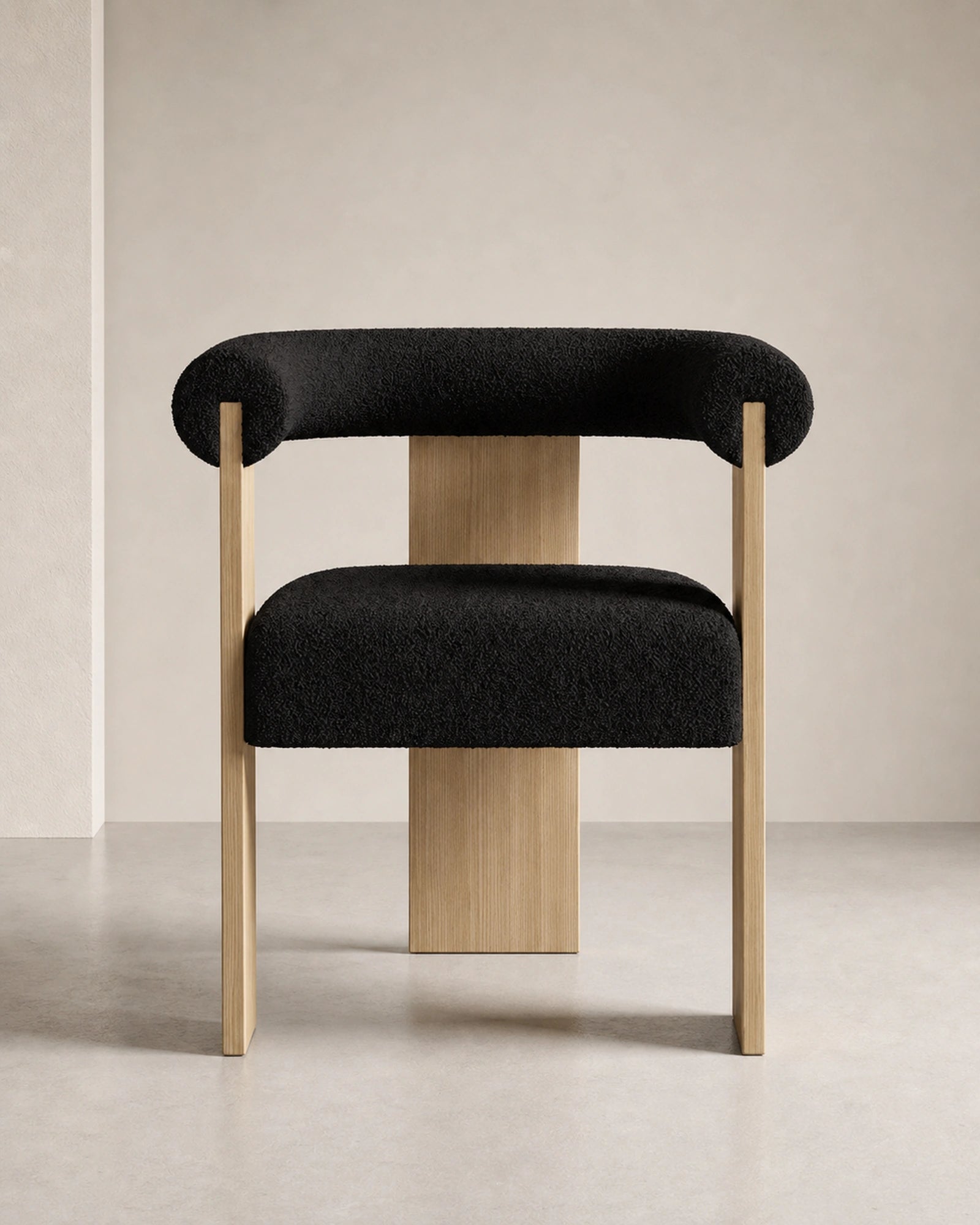 Light Luxury Solid Wood Dining Chair,Retro Home Lambskin Hotel Restaurant,Business Negotiation Chair,Support Color Customization