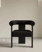 Light Luxury Solid Wood Dining Chair,Retro Home Lambskin Hotel Restaurant,Business Negotiation Chair,Support Color Customization